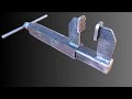 A creative invention by a veteran welder, the DIY metal vise