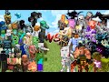 ALL MOBS vs OP BOSSES in Minecraft Mob Battle
