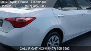 2017 Toyota Corolla LE CVT for sale in Orlando, FL 32807 at