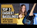 Top 5 Easiest Basslines Even Guitarists Can Play | Julia Hofer | Thomann