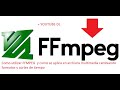 Como utilizar FFMPEG  y como se aplica en archivos multimedia cambiando formatos y cortes de tiempo