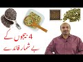 4 Amazing Seeds & Their Very Amazing Health Benefits | 4 beej Aur Unkay Faiday  | Dr afzal