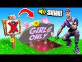 I Went UNDERCOVER in a GIRLS ONLY Tournament! (Fortnite)