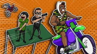 GTA 5 Funny Moments - Flying Vehicles VS Rocket Launchers & Pistols Battle!