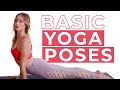 18 Basic Yoga Poses  - Tadasana, Downward Facing Dog & More - Caley Alyssa