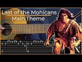 The Last of the Mohicans - Main Theme (Simple Guitar Tab)