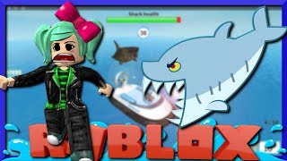 JAWS is after us! Roblox Shark Bite with GoldenNinja50, SallyGreenGamer, Geegee92 Family friendly