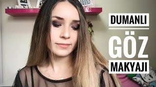Siyah Dumanlı Göz Makyajı (Kızıl Gölgeli) | Smokey Eye Makeup