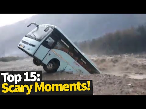 Top 15 Scary Moments Caught On Camera Thumbnail