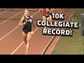 Parker Valby SMASHES Collegiate 10k Record At 2024 Bryan Clay And Moves To U.S. No. 11 All-Time!