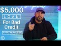 $5,000. Loan for Bad Credit - Minimum 500 Credit Score!