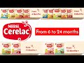 Cerelac Baby Food | From 6 to 24 months | Cerelac - Various stages
