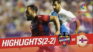 Resumen de Levante UD vs RC Deportivo (2-2)