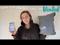 How I Sell Clothes & Make Money On Vinted! *£200+ per month) 🤍 rosie claire