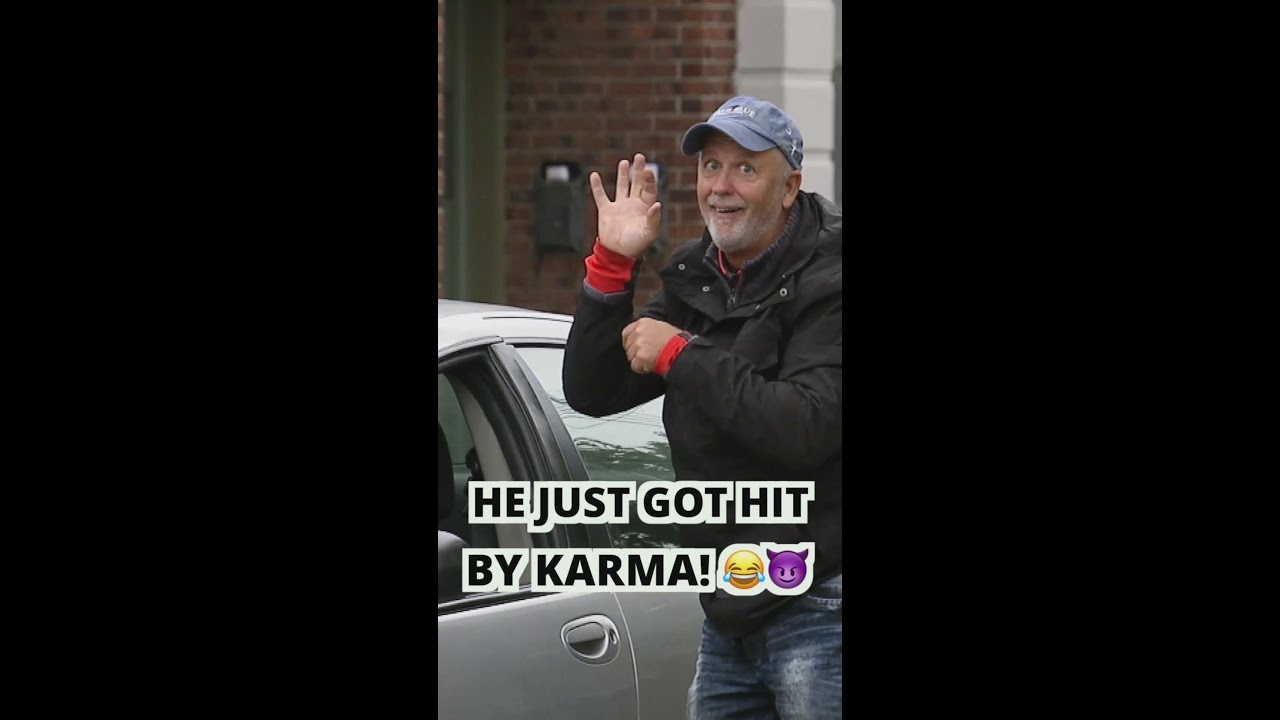 He Instantly Got What He Deserved 😈😂 | Just Pranks #karma #prank #funny