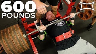 Derek Poundstone 500 Lb Bench Press For Reps