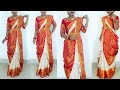 durga puja ashtami saree look 2021 | Traditional Bengali Saree Draping Tutorial for Durga Puja