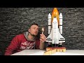 EPIC Space Shuttle Launch with Matches Chain Reaction