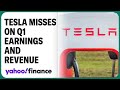 Tesla misses on Q1 earnings and revenue, analyst says EV maker 'needs to start growing again'