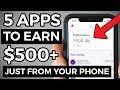 5 BEST Apps To Make Money From Your Phone (2019)