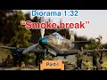 Making airplane P-39 Airacobra "Soviet Guard Reg" for my new diorama “Smoke break”. 1 part (of 2).