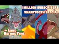 1 Million Subscribers Sharptooth Special 🦖| 3 Hour Compilation | Full Episode | The Land Before Time