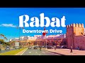 🇲🇦 Capital city of Morocco 2K | Rabat Downtown Drive (iPhone 14 pro)