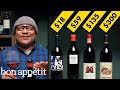 Sommelier Compares Cheap vs Expensive Wines ($18-$300) | World of Wine | Bon Appétit