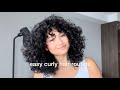 easy curly hair routine (3a fine curls)