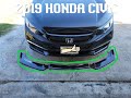 Honda Civic Sedan Carbon Fiber Chin Splitter from ebay.(JDM)