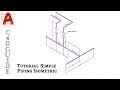 AUTOCAD TUTORIAL - BASIC SETTING AND DRAWING ISOMETRIC PIPING FOR BEGINNER