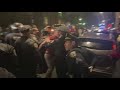 Protests at college campuses turn violent overnight