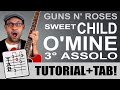 Sweet Child O' Mine 3° ASSOLO - tutorial in ITALIANO - Guns n' a Roses