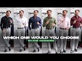 Colours that look good with Grey Pants | which one would you choose? | Shane