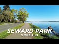 Seward Park in Seattle 3 Mille Virtual Run (4K)