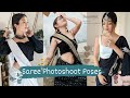 Stylish Saree Photoshoot Poses | Saree Photo Poses Ideas | Stylish Poses