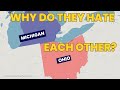 Why do Michigan & Ohio Hate Each Other?  And Why Did They Go To War?