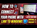 How To Connect Android phone to Windows 2024🤯How to set up Your Phone App and Link to Windows App⚡