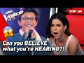 JAW-DROPPING Blind Auditions on The Voice! 😲 | Top 10 (Part 2)