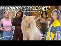 My Puppy Styles Me For An ENTIRE DAY*wore these in public*| VRIDDHI PATWA