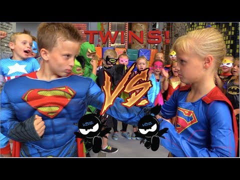 BOYS vs GIRLS Super Birthday Bash Twin Ninja Kidz 