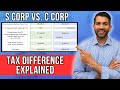 S Corp vs. C Corp Tax Differences EXPLAINED