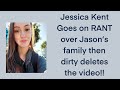 Jessica Kent Drama!! Deleted video rant! #jessicakent  #drama @Frompradatoprison