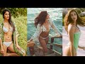Pooja Hegde Hot Bikini in Beach Video Part 2 | Actress Pooja Enjoyed Latest Maldives Swimsuit Video