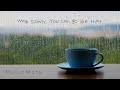 Healing music for a comfortable mind and relaxation☁Rain Sound,Relaxing Piano Music"Rainy Afternoon"