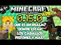 Minecraft pe 0 15 0 build 1 apk - realms - y los pistones y nuevos mobs - pocket edition