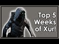 Destiny Taken King: Top 5 Best & Worst Weeks of Xur!