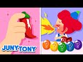 What Flavor Would It Be? | Chili Candy, Bead Ice Cream | Rainbow Desserts | Kids Songs | JunyTony