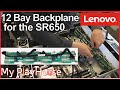 12x 3.5" Backplane for Lenovo SR650 v1 (7X06) - 1382