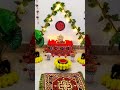 Ganpati Backdrop decoration | Ganesh chaturthi | Mandir backdrop | DIY ganpati decor I Shorts